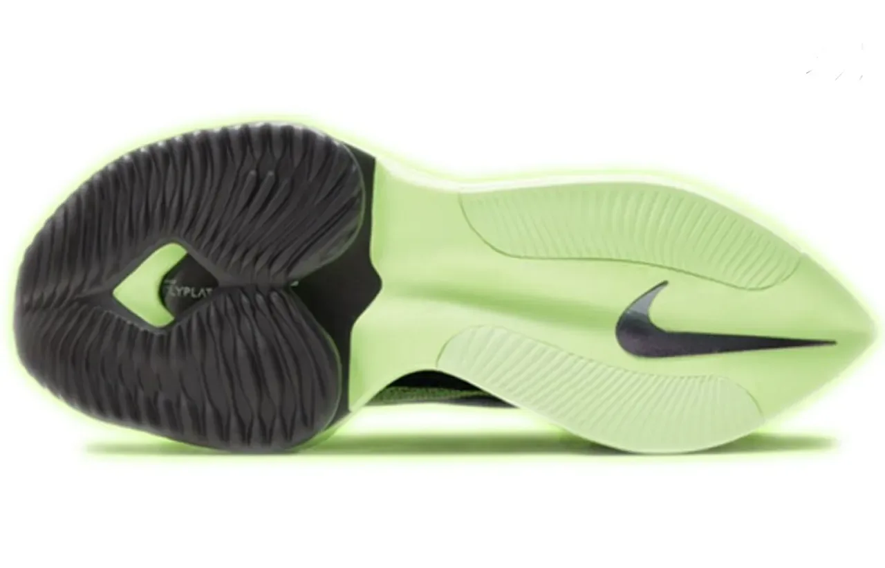 Nike Air Zoom Alphafly Black Lime Green Running Shoes 6