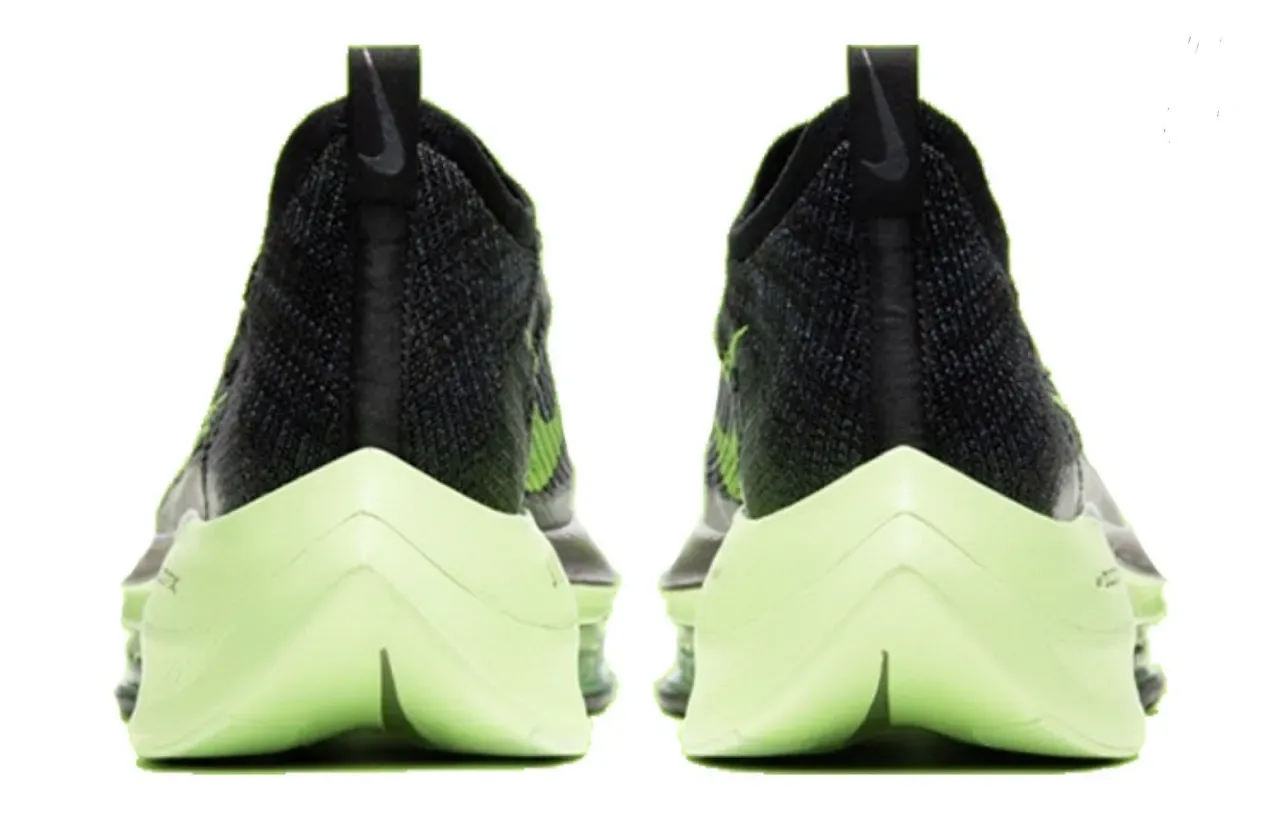 Nike Air Zoom Alphafly Black Lime Green Running Shoes 8