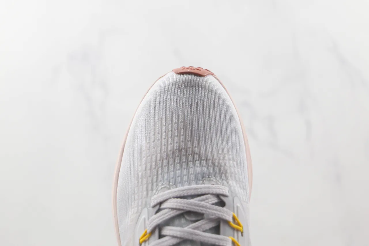 Nike Air Zoom Pegasus Gris Rose Empeigne en Tissu Engineered Plateforme Large Semelle Médiane Chaussures de Running 6
