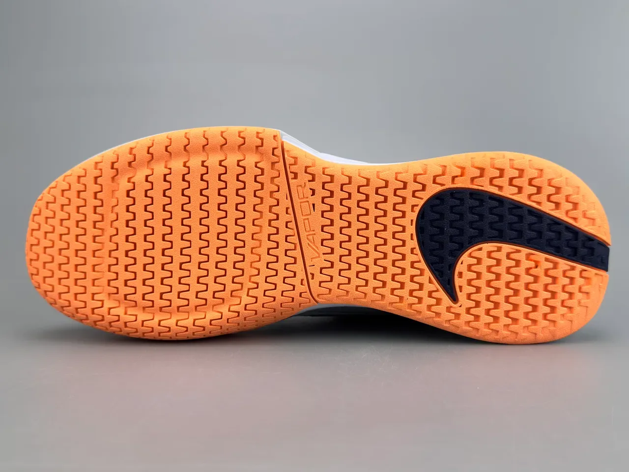 Nike Air Zoom Vapor Gray Navy Orange Running Shoes 5