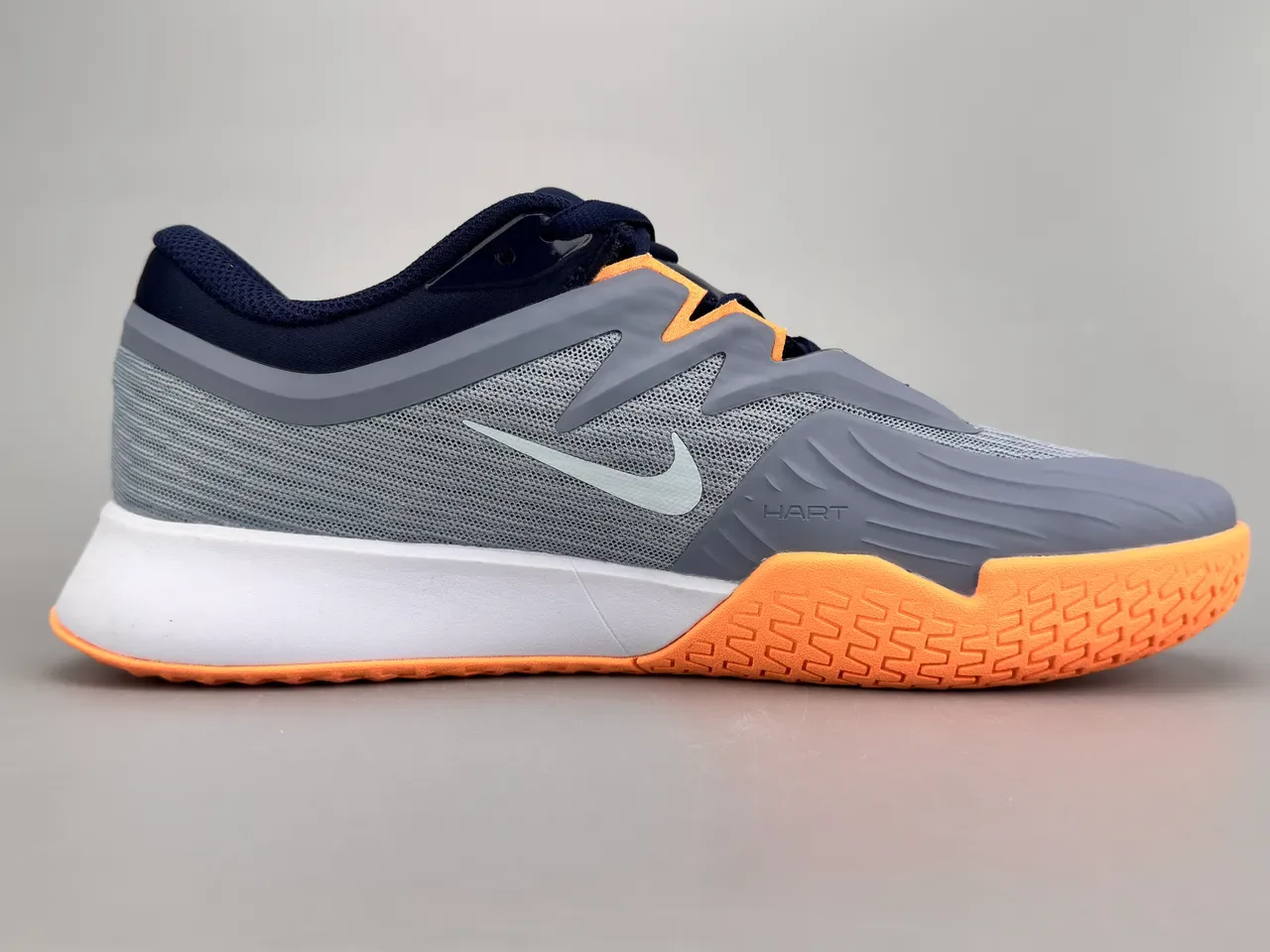 Nike Air Zoom Vapor Gray Navy Orange Running Shoes 10