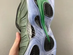 Nike Verde Ejército Negro Moldeado Una Pieza Superior Textura Acanalada Zapatillas Lifestyle 9