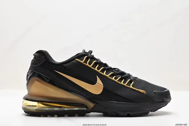 Nike 黑金网面 Swoosh 系带生活休闲鞋 9
