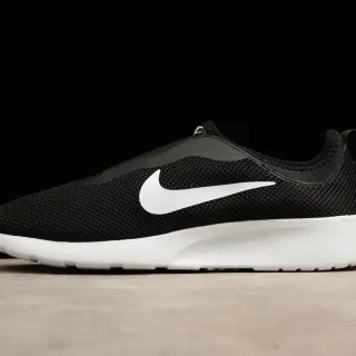 Nike Noir Blanc Slip-On Supérieure Maille Chaussures Lifestyle
