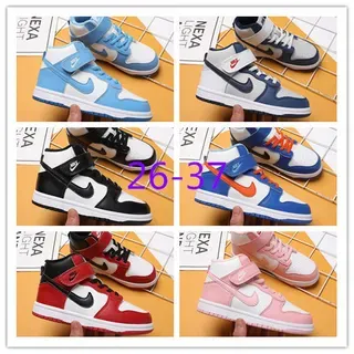 Nike Zapatillas de Baloncesto de Alto con Correa de Tobillo en Color Azul y Blanco