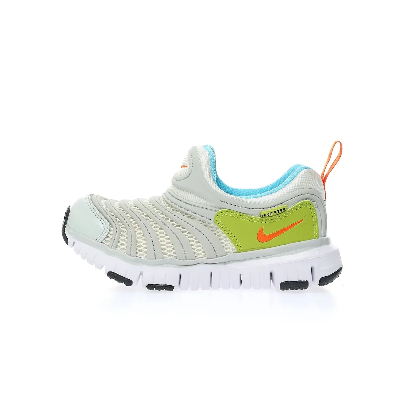Nike Blue White Slip-On Segmented Sole Sneakers 5