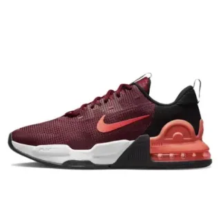 Nike बर्गंडी नारंगी इंजीनियर मेश अपर ट्रांसल्यूसेंट एयर हिल यूनिट रनिंग शूज