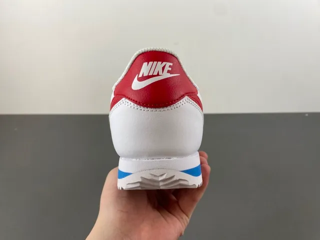 Nike Cortez White Red Blue Lifestyle Sneakers 4
