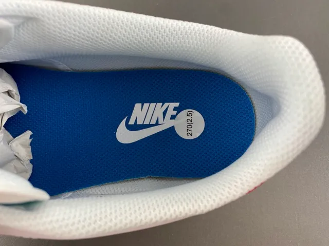 Nike Cortez White Red Blue Lifestyle Sneakers 7