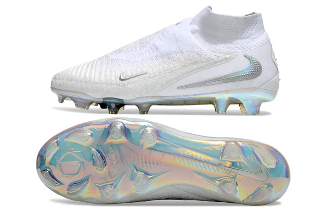 Nike Cyclone 360 White Iridescent Firm-Ground Soccer Shoes 4