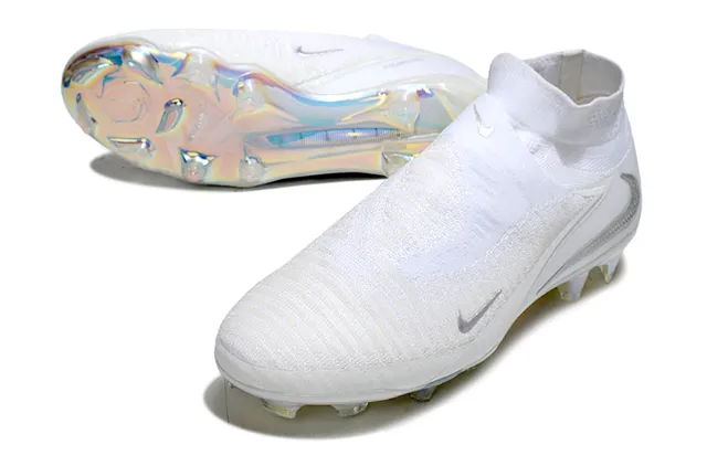 Nike Cyclone 360 White Iridescent Firm-Ground Soccer Shoes 6