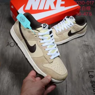 Nike Dunk Low بيج بني حياة الاحذية الرياضية