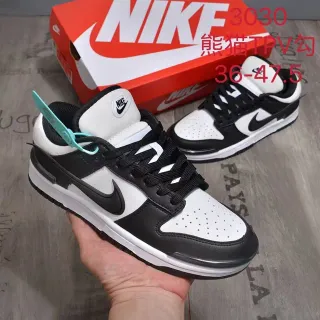 Nike Dunk Low Black White حذاء أسلوب حياة رياضي