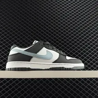 Nike Dunk Low أسود أبيض أزرق فاتح حذاء سنيكرز أسلوب حياة