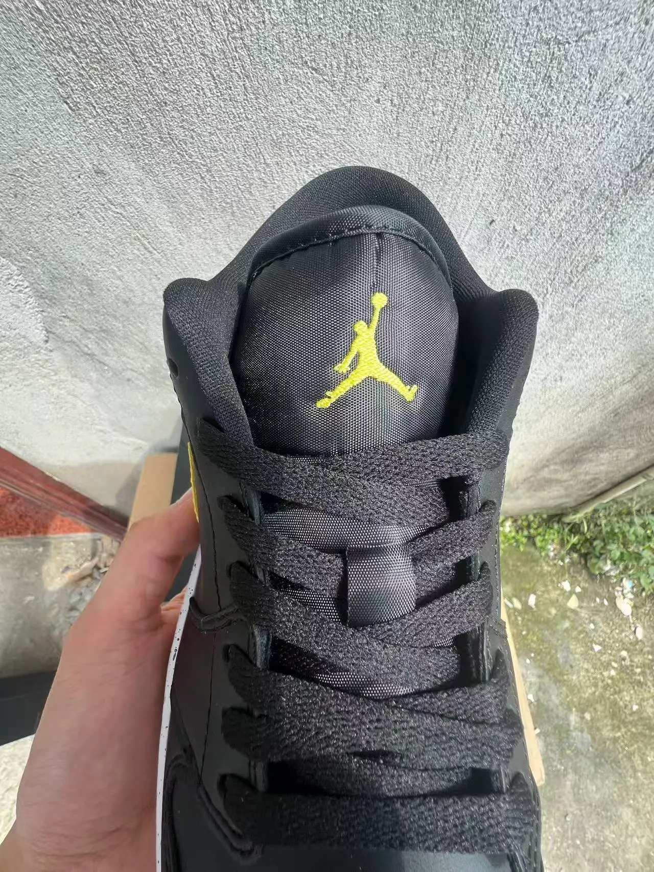 Nike Dunk Low Black Yellow White Speckled Lifestyle Sneakers 4