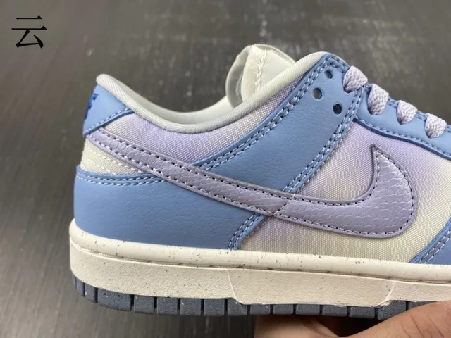 Nike Dunk Low Gradient Blue Purple Lifestyle Sneakers 14