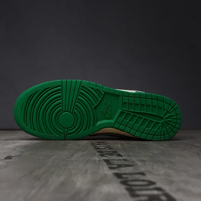 Nike Dunk Low White Green Black Lifestyle Sneakers 5