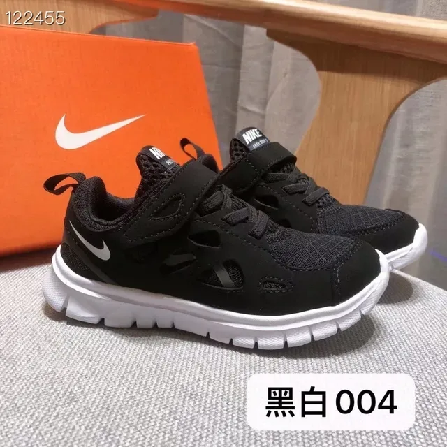 Tênis Nike Free Run Youth Verde Lima e Preto 5
