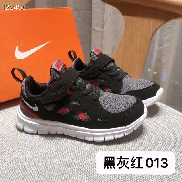 Tênis Nike Free Run Youth Verde Lima e Preto 8