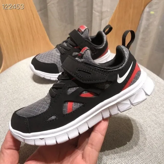 Tênis Nike Free Run Youth Verde Lima e Preto 13