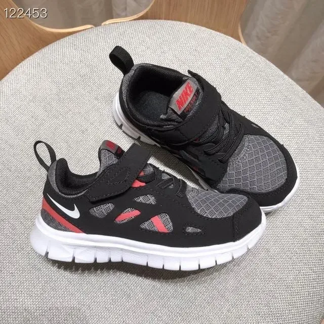 Tênis Nike Free Run Youth Verde Lima e Preto 14