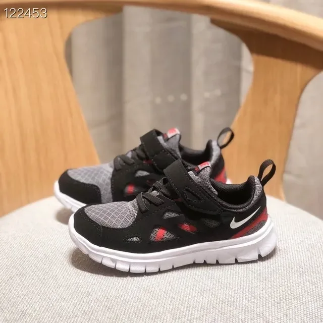 Tênis Nike Free Run Youth Verde Lima e Preto 17