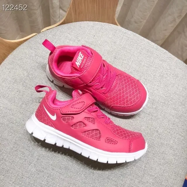 Tênis Nike Free Run Youth Verde Lima e Preto 23