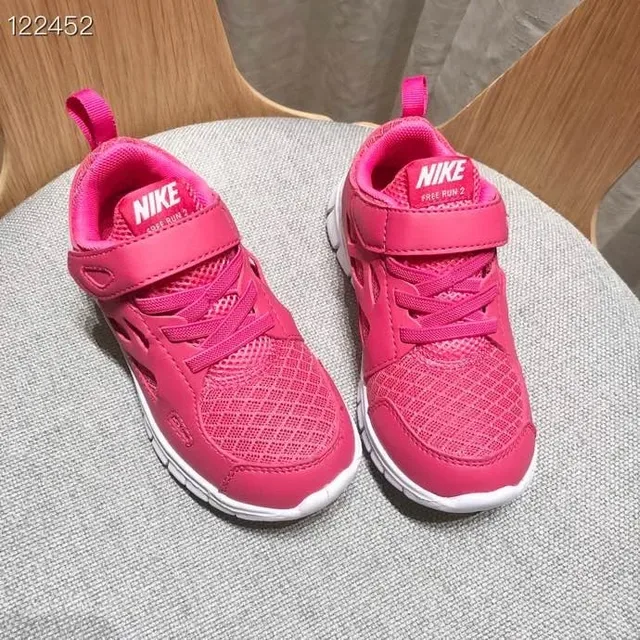 Tênis Nike Free Run Youth Verde Lima e Preto 24