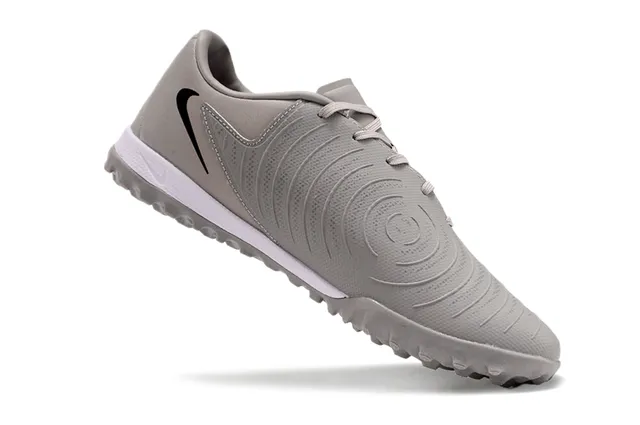 Nike Gray Black Low-Top Synthetic Upper Turf Soccer Shoes 2