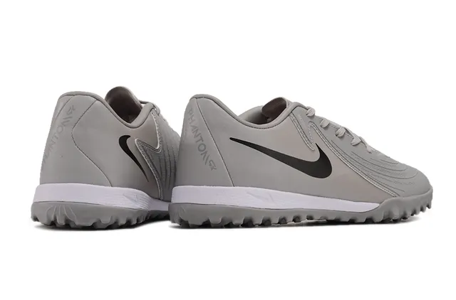 Nike Gray Black Low-Top Synthetic Upper Turf Soccer Shoes 5