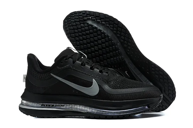 Nike Gray Orange Lightweight Knit Upper Visible Air Zoom Unit Running Shoes 5