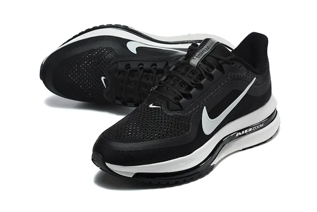 Nike Gray Orange Lightweight Knit Upper Visible Air Zoom Unit Running Shoes 10