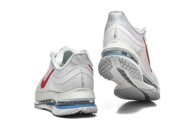 Nike Gray Orange Lightweight Knit Upper Visible Air Zoom Unit Running Shoes 20