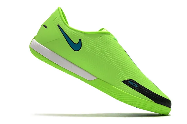 Nike Green Blue Low-Top Synthetic Mesh Upper Indoor Soccer Shoes 20