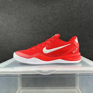 Nike Kobe 8 लाल और सफेद बास्केटबॉल जूते