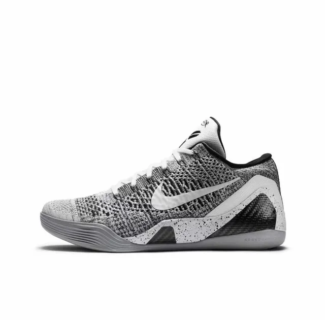 Nike Kobe 9 White Black Carbon Fiber أحذية كرة السلة 2