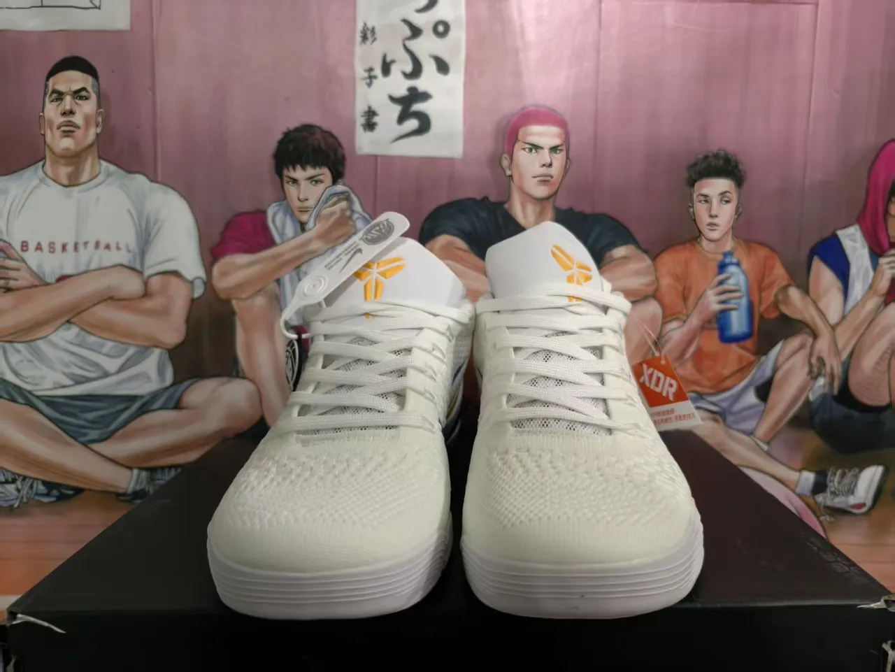 Nike Kobe AD White Purple Yellow Basketball Shoes 2