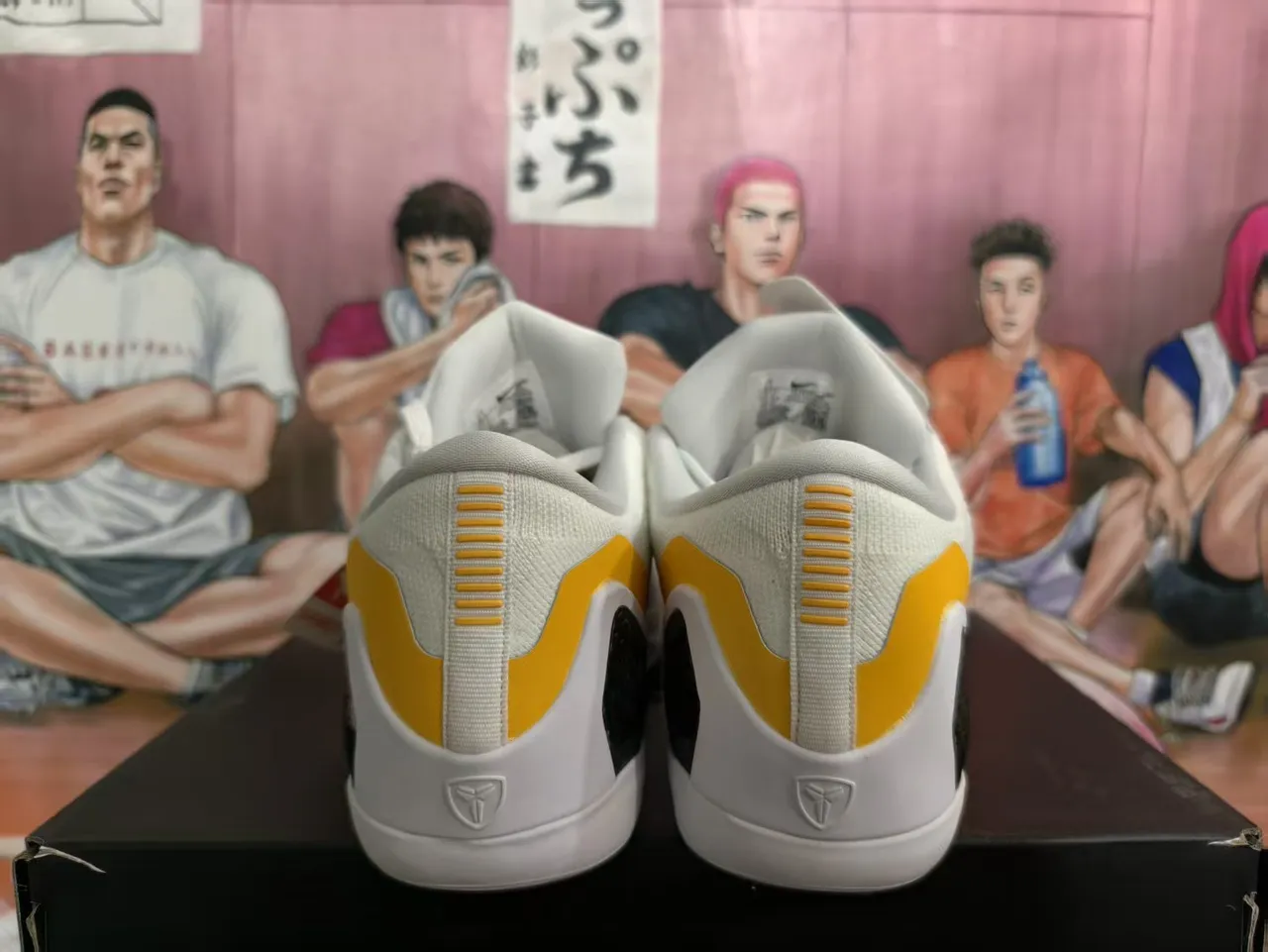 Nike Kobe AD White Purple Yellow Basketball Shoes 3
