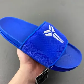 Nike Kobe Slide 皇家蓝 蛇皮 鞋带 拖鞋