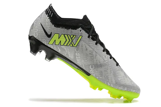 নাইক Mercurial ধূসর সবুজ Low-Cut Sock-Fit Upper Textured Print Firm-Ground ফুটবল জুতা 3