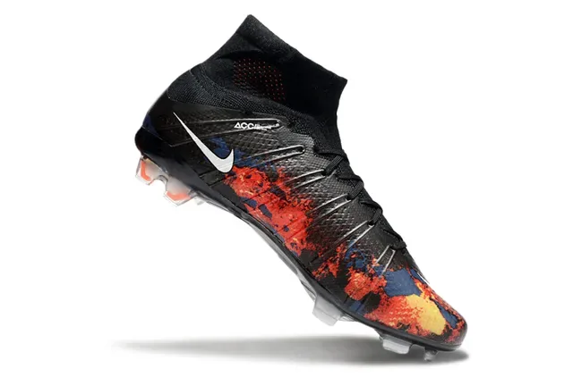 Nike Mercurial Superfly CR7 أسود أزرق أحمر أحذية كرة القدم Firm-Ground 2