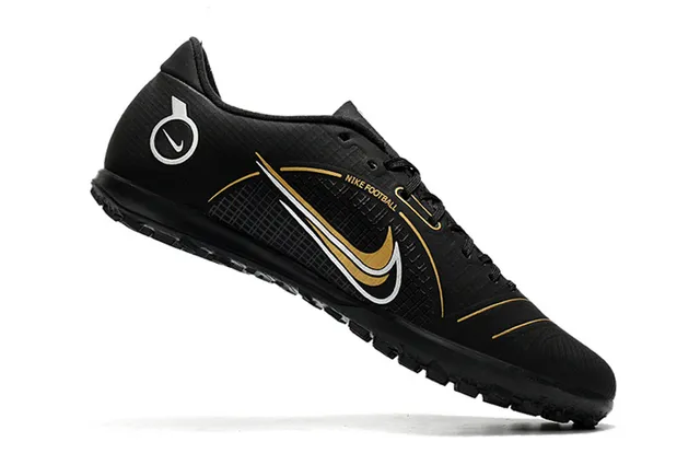 Nike Mercurial Turf blanco azul verde neón Turf zapatos de fútbol 24
