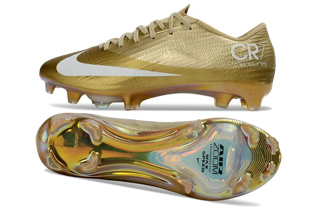 Nike Mercurial Vapor CR7 dorées iridescentes Firm-Ground chaussures de football 6