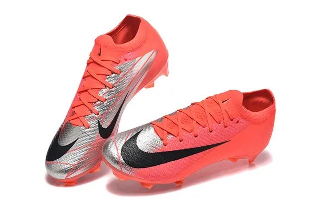 Nike Mercurial Vapor Orange Black Firm-Ground Soccer Shoes 2