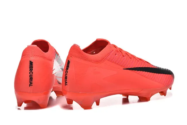 Nike Mercurial Vapor Orange Black Firm-Ground Soccer Shoes 5