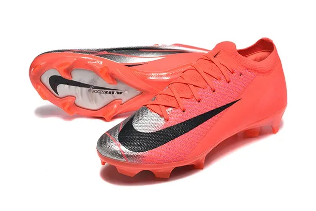 Nike Mercurial Vapor Orange Black Firm-Ground Soccer Shoes 6