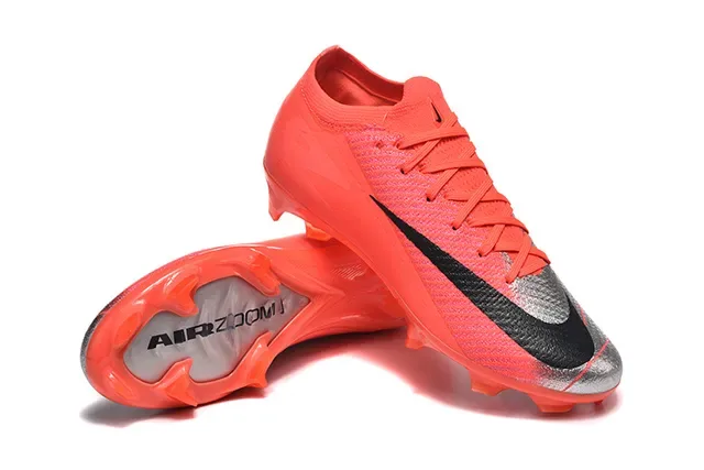 Nike Mercurial Vapor Orange Black Firm-Ground Soccer Shoes 7