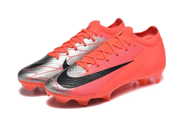 Nike Mercurial Vapor Orange Black Firm-Ground Soccer Shoes 8