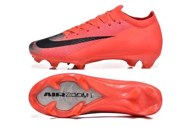 Nike Mercurial Vapor Orange Black Firm-Ground Soccer Shoes 9