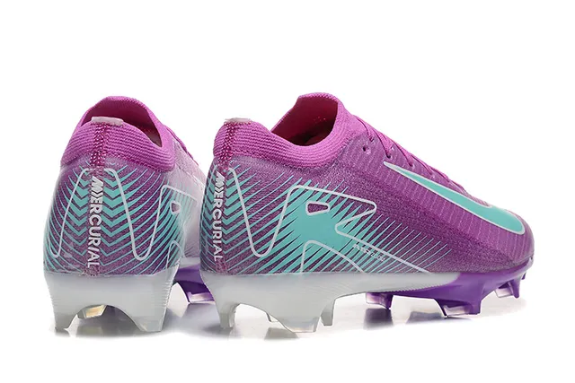 Nike Mercurial Vapor বেগুনি এবং টিল Firm-Ground ফুটবল জুতা 2